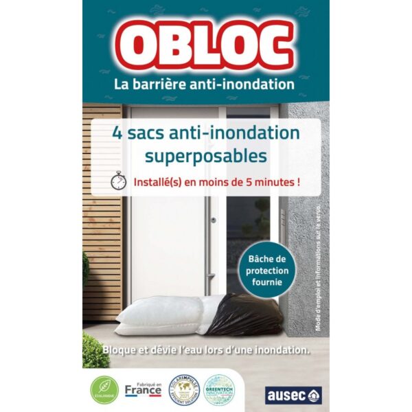 4 sacs anti-inondation 60x40 cm – Image 2